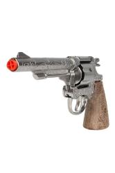 VIPKALİTE KILIFLI KOVBOY REVOLVER METAL KAPSÜL TABANCASI 8Lİ KAPSÜL KOVBOY TABANCASI OYUNCAK TABANCA