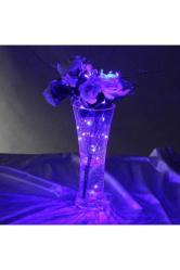 DEKOR DÜĞÜN IŞIKLARI PURPLE LED LİGHT 2 METRE MOR PİLLİ LED IŞIK PARLAK PERİ LED IŞIK MOR LED IŞIK