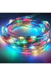 Rgb 5 Metre Renkli Pilli Led Işık Renkli Led Işık Renkli Yılbaşı Ağacı Işığı Parlak Peri Led Işık