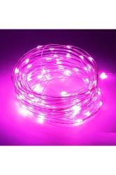 Pink Christmas Tree Led Light 2 Metre Pembe Pilli Led Işık Pembe Led Işık Pembe Yılbaşı Ağacı Işığı
