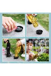 Yılbaşı Hediyeleri Çoklu Köpük Atan Köpük Tabancası Bubbles Gun Baloncuk Tabancası Pilli