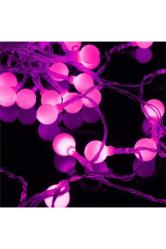 4.30 Metre Pembe Top Led Işık Pembe Işık 220 V Fişli Yılbaşı Ağacı Işığı Pembe Top Işık Pembe Led