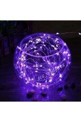 2 Metre Mor Pilli Led Işık Mor Led Işık Mor Yılbaşı Ağacı Işığı Mor Noel Işığı Purple Christmas Led