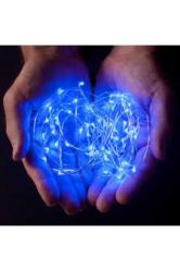 10 Metre Mavi Pilli Led Işık Mavi Led Işık Mavi Yılbaşı Ağacı Işığı Mavi Noel Işığı 100 Ledli Mavi