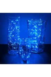 10 Metre Mavi Pilli Led Işık Mavi Led Işık Mavi Yılbaşı Ağacı Işığı Mavi Noel Işığı 100 Ledli Mavi