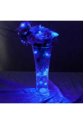 10 Metre Mavi Pilli Led Işık Mavi Led Işık Mavi Yılbaşı Ağacı Işığı Mavi Noel Işığı 100 Ledli Mavi