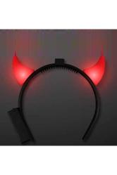 3 ADET IŞIKLI ŞEYTAN BOYNUZU IŞIKLI ŞEYTAN TAÇI FESTİVAL IŞIKLARI IŞIKLI TAÇ KIRMIZI IŞIKLI TAÇ