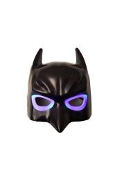 Led Işıklı Maske Işıklı Batman Maskesi Led Light Batman Mask Işıklı Cadılar Bayramı Maskesi
