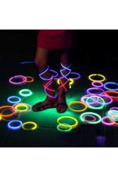 100 Adet Glow Stick Işıklı Fosfor Çubuk Neon Işık Glow Parti Işıkları Işıklı Bileklik Neon Kolye