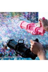 Yılbaşı Hediyeleri Çoklu Köpük Atan Köpük Tabancası Bubbles Gun Baloncuk Tabancası Pilli