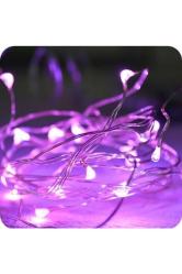 10 Metre Pembe Pilli Led Işık Pembe Yılbaşı Ağacı Işığı Pink Christmas Tree Led Light Pink