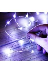 3 Metre Beyaz Pilli Led Işık Beyaz Led Işık Beyaz Yılbaşı Ağacı Işığı Beyaz Noel Işığı Mikro Periled