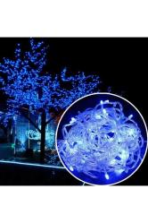 10 Metre 100 Led Mavi Led Işık Yılbaşı Ağacı Işığı 220 V Mavi Işık Mavi Noel Işığı Yılbaşı Işıkları