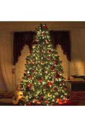 Yılbaşı Ağacı Işığı 10 Metre Gün Işığı Led Işık 100 Led Lambalı 220v Ile Çalışır Noel Ağacı Işığı