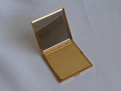 Vinatge Altın Kaplama Pudriyer