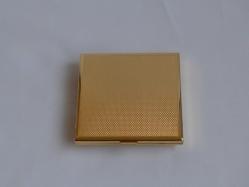 Vinatge Altın Kaplama Pudriyer