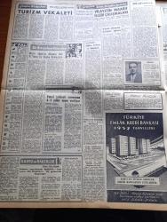 Zafer Gazetesi - 3 Aralık 1957 - Maliye Vekili Hasan Polatkan'ın Yeni Bütçeye Dair İzahat Verdi - Demokrat Parti İktidarının Beşinci Denk Bütçesi - 1958 Bütçesi Umumi Muvazene Yekünu 4.446.442.400 Lira - Umumi Bütçe Cetveli - Zeytindağ'ını Kudüs'te Bırakalım - Belçika İle Maç Yapacak A Milli Takımı Ankara Vali Ve Belediye Reisi Kemal Aygün'ü Ziyaret Ettiler - Alaska'da Garip Bir Cisim Görüldü - Bir Avrupalının Hatıraları Yazan Stefan Zweig Yazı Dizisi - Radyo Ve Haberler Yazan Hikmet Münir Ebcioğlu - Türkiye Emlak Kredi Tahvil Çıkardı - 14 Mayıs Otobüs Hattı Petek Evlere Uzatıldı - Adviye Fenik - Little Rock'da Zenciler Okullara Devama Başladı - Princesse El Losyonu - Dyo Boya - Ingrid Bergman Şimdi Ne Yapacak - Dün 19 Mayıs Stadında Naci Erden Ve Metin Oktay Çalıştı - Kolejli Gülçin Voleybolu Bıraktı - İstanbul Lig Maçlarının 2. Devre Fikstürü Yapıldı - Ferdi Amcanın Maceraları Çizgi Roman - Şehzade Orhan Tarihi Aşk ve Macera Romanı Çizgi Roman - Sabah Keyfi Yazan Necdet Rüştü Efe
