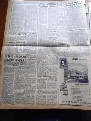 Zafer Gazetesi - 3 Aralık 1957 - Maliye Vekili Hasan Polatkan'ın Yeni Bütçeye Dair İzahat Verdi - Demokrat Parti İktidarının Beşinci Denk Bütçesi - 1958 Bütçesi Umumi Muvazene Yekünu 4.446.442.400 Lira - Umumi Bütçe Cetveli - Zeytindağ'ını Kudüs'te Bırakalım - Belçika İle Maç Yapacak A Milli Takımı Ankara Vali Ve Belediye Reisi Kemal Aygün'ü Ziyaret Ettiler - Alaska'da Garip Bir Cisim Görüldü - Bir Avrupalının Hatıraları Yazan Stefan Zweig Yazı Dizisi - Radyo Ve Haberler Yazan Hikmet Münir Ebcioğlu - Türkiye Emlak Kredi Tahvil Çıkardı - 14 Mayıs Otobüs Hattı Petek Evlere Uzatıldı - Adviye Fenik - Little Rock'da Zenciler Okullara Devama Başladı - Princesse El Losyonu - Dyo Boya - Ingrid Bergman Şimdi Ne Yapacak - Dün 19 Mayıs Stadında Naci Erden Ve Metin Oktay Çalıştı - Kolejli Gülçin Voleybolu Bıraktı - İstanbul Lig Maçlarının 2. Devre Fikstürü Yapıldı - Ferdi Amcanın Maceraları Çizgi Roman - Şehzade Orhan Tarihi Aşk ve Macera Romanı Çizgi Roman - Sabah Keyfi Yazan Necdet Rüştü Efe