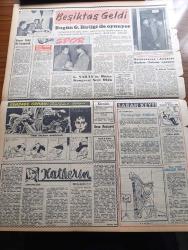Zafer Gazetesi - 16 Kasım 1957 - Alman Matbuatı Demokrat Parti'nin Seçim Zaferini Övüyor - İtalyan Reisicumhur'u Giovanni Gronchi Türkiye'den Ayrıldı - Türkiye NATO'nun İleri Bir Karakoludur - Giresun Ve Ordu İlleri De Bol Elektriğe Kavuşacak - Celal Bayar'a Gönderilen Telgraflar -  Bir Avrupalının Hatıraları Yazan Stefan Zweig Yazı Dizisi - Radyo Ve Haberler Yazan Hikmet Münir Ebcioğlu - Gülhane Tıp Akademisi - İlk Sanayi Atom Reaktörü Kuruldu - Diyarbakır Kalesi - İstanbul Esnafı İçin 10 Bin Dolarlık Yedek Parça - Atatürk'ün İskenderun'da Heykeli Yapılacak - Bugün Yapılacak At Yarışları - Beşiktaş Geldi Bugün Gençlerbirliği İle Oynuyor - Şehzade Orhan Tarihi Aşk ve Macera Çizgi Romanı - Galatasaray'ın Bütçe Kongresi Sert Oldu - Ferdi Amcanın Maceraları Çizgi Roman - Sabah Keyfi Yazan Necdet Rüştü Efe - Federasyon Kupası