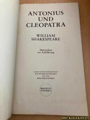 ANTONİUS UND CLEOPATRA / WİLLİAM SHAKESPEARE / BERLİNER ENSEMBLE / ALMANCA KİTAP