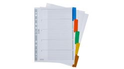 A4 RENKLİ AYRAÇ SEPERATÖR KARTON KAPAK VE 5 AYIRMA SAYFASI