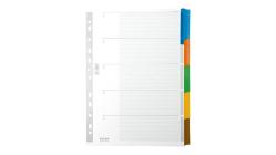 A4 RENKLİ AYRAÇ SEPERATÖR KARTON KAPAK VE 5 AYIRMA SAYFASI