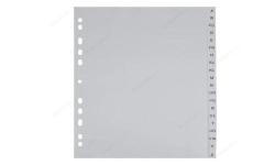 A4 HARFLİ ALFABETİK AYRAÇ SEPERATÖR PVC KAPAK VE 20 AYIRMA SAYFASI A-Z HARFLİ AYRAÇ