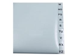 A4 HARFLİ ALFABETİK AYRAÇ SEPERATÖR PVC KAPAK VE 20 AYIRMA SAYFASI A-Z HARFLİ AYRAÇ