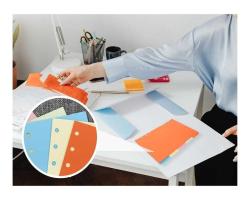 A4 RENKLİ AYRAÇ SEPERATÖR PVC KAPAK VE 5 AYIRMA SAYFASI
