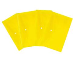 A4 ÇITÇITLI DOSYA SARI DÖRT ADET PVC 31X24CM