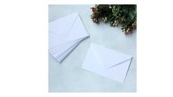 DAVETİYE ZARFI 25 ADET BEYAZ 12x11cm
