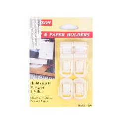 BİLGİSAYAR ASKI KALEM VE KAĞIT TUTTURMA APARATI DÖRTLÜ SET 5X2X2CM