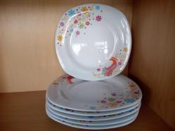 PORLAND TOUCHME YEMEK TAKIM  İKRAM ,ÇEYİZ  11 PARÇA ÇİÇEKLİ PORSELEN  SET