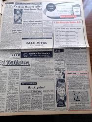 Zafer Gazetesi - 1 Kasım 1957 - Devlet Vekili Emin Kalafat Cumhuriyet Halk Partisi Liderleri Vatan Sathına Fesat Ateşi Yaymak İstiyorlar - Seçim Mağlubiyetini Hazmedemeyenler Hiç Olmazsa Yabancı Matbuattan Utansınlar - Celâl Bayar Devlet Reisliği İçin Tekrar Namzet - Başvekil Adnan Menderes Celal Yardımcı Ethem Menderes Fotoğraf - Osman Bölükbaşı'nın Tahliyesi İle İlgili Talep Reddedildi - Türkiye'den Geçirilecek Petrol Boruları - Ankara Sergisinin 150 Günlük Bilançosu - Fevziye Osmanoğlu Türk Vatandaşlığına Kabul Edildi - İngiltere Ana Kraliçesi Elizabeth Avusturya'yı Ziyaret Edecek - Cezayir Milliyetçileri Savaşa Devam Edecek - Alman Alimleri Rusların Atom Sırlarını Öğrendi - Süveyş Kanalı Meselesi Hal Yoluna Giriyor mu - Eczacıbaşı İlk Türk İlaç Fabrikası - Galatasaray'ın Yeni Antrenörü Dich İşe Başladı - Futbol Federasyonu İstifa Etmemiştir - Federasyon Kupası Maçı Demirspor Hacettepe