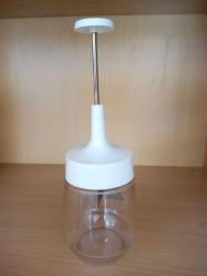 Çelik Bıçaklı Basmalı El Rondosu Rende Pratik Bas Kes Doğrayıcı Blender 8,5x8,5x17,5cm