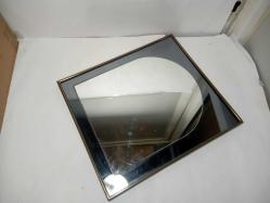 BANYO AYNASI DUVARA MONTE OFİS,EV METAL ÇERÇEVELİ MAKYAJ AYNASI 35x31cm