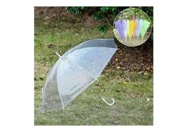 YETİŞKİN BÜYÜK BOY ŞEMSİYE ŞEFFAF PVC 80cm