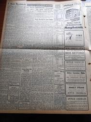 Zafer Gazetesi - 19 Ekim 1957 - Reisicumhur Celal Bayar Diyarbakır'da Petrol Politikamızı İzah Etti - Başvekil Adnan Menderes İsmet İnönü İçin Allah Milleti Onun Kin Ve Gazabından Korusun Dedi -  İsmet İnönü Kimdir - Refik Koraltan'ın İzmit Nutku - Suriye'ye Cevabı Muhtırayı Verdik - Ankara Demokrat Parti Adayları Her Yerde Sevgi İle Karşılanıyor - Fatin Rüştü Zorlu İle Celal Yardımcı'nın Dünkü Hitabeleri - Altın Mevcudu Hasan Polatkan'ın Beyanatı - Solfasol Köyüne Elektrik Verildi - Ulus Gazetesi Başyazarı Hüseyin Cahit Yalçın Dün İstifa Etti - İdil Biret Ankara'da Tek Bir Piyano Resitali Verecek - Brigitte Bardot Evleniyor Mu - Gima Yenimahalle Mağazası - 1950 1957 Vilayetlerde Yeni Eserler - Reisicumhur Celal Bayar Ve Başvekil Adnan Menderes'in Seyahatinden Resimler - Kapalı Spor Salonu Bu Akşam Sofya Ankara Güreş Karmaları İle Açılacak - Bulgarların Spor Teması İçin Teklifi - Milli Güreşçilerimiz Tayyar Yalaz'ın Mezarı Yapılıyor - Güneşspor Otoyıldırım Hacettepe Hilal Maçı - Adalet
