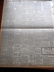 Zafer Gazetesi - 19 Ekim 1957 - Reisicumhur Celal Bayar Diyarbakır'da Petrol Politikamızı İzah Etti - Başvekil Adnan Menderes İsmet İnönü İçin Allah Milleti Onun Kin Ve Gazabından Korusun Dedi -  İsmet İnönü Kimdir - Refik Koraltan'ın İzmit Nutku - Suriye'ye Cevabı Muhtırayı Verdik - Ankara Demokrat Parti Adayları Her Yerde Sevgi İle Karşılanıyor - Fatin Rüştü Zorlu İle Celal Yardımcı'nın Dünkü Hitabeleri - Altın Mevcudu Hasan Polatkan'ın Beyanatı - Solfasol Köyüne Elektrik Verildi - Ulus Gazetesi Başyazarı Hüseyin Cahit Yalçın Dün İstifa Etti - İdil Biret Ankara'da Tek Bir Piyano Resitali Verecek - Brigitte Bardot Evleniyor Mu - Gima Yenimahalle Mağazası - 1950 1957 Vilayetlerde Yeni Eserler - Reisicumhur Celal Bayar Ve Başvekil Adnan Menderes'in Seyahatinden Resimler - Kapalı Spor Salonu Bu Akşam Sofya Ankara Güreş Karmaları İle Açılacak - Bulgarların Spor Teması İçin Teklifi - Milli Güreşçilerimiz Tayyar Yalaz'ın Mezarı Yapılıyor - Güneşspor Otoyıldırım Hacettepe Hilal Maçı - Adalet