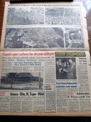 Zafer Gazetesi - 19 Ekim 1957 - Reisicumhur Celal Bayar Diyarbakır'da Petrol Politikamızı İzah Etti - Başvekil Adnan Menderes İsmet İnönü İçin Allah Milleti Onun Kin Ve Gazabından Korusun Dedi -  İsmet İnönü Kimdir - Refik Koraltan'ın İzmit Nutku - Suriye'ye Cevabı Muhtırayı Verdik - Ankara Demokrat Parti Adayları Her Yerde Sevgi İle Karşılanıyor - Fatin Rüştü Zorlu İle Celal Yardımcı'nın Dünkü Hitabeleri - Altın Mevcudu Hasan Polatkan'ın Beyanatı - Solfasol Köyüne Elektrik Verildi - Ulus Gazetesi Başyazarı Hüseyin Cahit Yalçın Dün İstifa Etti - İdil Biret Ankara'da Tek Bir Piyano Resitali Verecek - Brigitte Bardot Evleniyor Mu - Gima Yenimahalle Mağazası - 1950 1957 Vilayetlerde Yeni Eserler - Reisicumhur Celal Bayar Ve Başvekil Adnan Menderes'in Seyahatinden Resimler - Kapalı Spor Salonu Bu Akşam Sofya Ankara Güreş Karmaları İle Açılacak - Bulgarların Spor Teması İçin Teklifi - Milli Güreşçilerimiz Tayyar Yalaz'ın Mezarı Yapılıyor - Güneşspor Otoyıldırım Hacettepe Hilal Maçı - Adalet