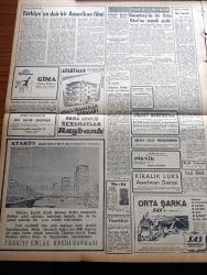 Zafer Gazetesi - 24 Ekim 1957 - Adana Şeker Fabrikasının Da Temeli Dün Atıldı - Fabrika Şeker Kamışı Ve Pancardan Bir Yılda 26 Bin Ton Şeker İstihsal Edecek - New York Times Gazetesi Türkiye'nin Suriye Sınırında Gayesi Tecavüz Değildir - Çorum Çimento Fabrikası Da Bugün Hizmete Giriyor - 130 Vatandaşa Daha Yeni Evleri Verildi - Başvekil Adnan Menderes Ankara'da - İsmailiye Mezhebinin Yeni Reisi Ağa Han - Eski Şöhretlerden Paulette Goddard Evlendi - Eisenhower Mac Millan Mülakatı - Gima Maltepe Mağazası - Katherin Yazan Hans Habe Yazı Dizisi - Florida'dan Hareket Eden Jüpiter Hedefini Buldu - New York'ta Hasılat Kıran Üç Film Mussolinin Metresleri Peron'un Kızları Ve Faruk'un Zevceleri - İdil Biret'in piyano Resitali - Opon Ağrı Kesici - Beynelmilel Boks Turnuvası Bu Gece Saat 21 de Spor Sarayında Başlıyor - Gençlik Parkı Havuz Başında Buz Revüsü - Adalet Beykoz Maçı - Seyfi Cenap Berksoy İstifa Haberlerine Şaştı - Sabena Belçika Hava Yolları - Milli Voleybol Antrenörü Jiri Kobrle