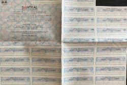 Santral Holding Hisse Senedi 500 hisse 4.Tertip