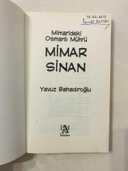 Mimar Sinan Mimarideki Osmanlı Mührü
