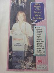13 Aralık 1981 - Hülya Koçyiğit: ''Yılın Sporcusu'' adayım Efe Aydan - Eşi, eski Fenerbahçeli futbolculardan Selim Soydan ile birlikte basketbol maçlarını televizyondan izlediğini belirtiyor güzel sanatçı fotoğraf ve haberi - Gazete haberi - Tek Yaprak Arkalı Önlüdür