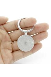 Lübnan Lebanon Bayrağı Anahtarlık Bayrak Büyüteç Camlı Metal Halka Ülke Anahtarlığı