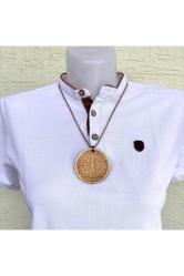 İskandinav Mitolojisi Odin Sembolü Figür Ahşap Kolye Ucu Rölyef Kabartmalı El Yapımı Huş Tahta 6 cm