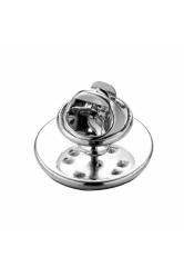 Norveç Norway Yaka Rozeti Ülke Bayrağı Paslanmaz Çelik İğneli 3D Yuvarlak Camlı Rozet