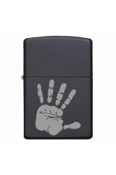 Beş Parmak El Selam Çakmak Lazer Silinmez Resimli BENZİNLİ Dolu Zippo Tarzı Metal Hediyelik Yazılır
