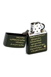 Arslan Aslan BENZİNLİ Lazer Silinmez Resimli Çakmak Dolu Zippo Tarzı Metal Hediyelik İsim Yazılır