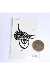 Tuğra Geçici Dövme Müslüman Osmanlı Dövmesi 10cm Tek Parça El Kol Omuz Tattoo